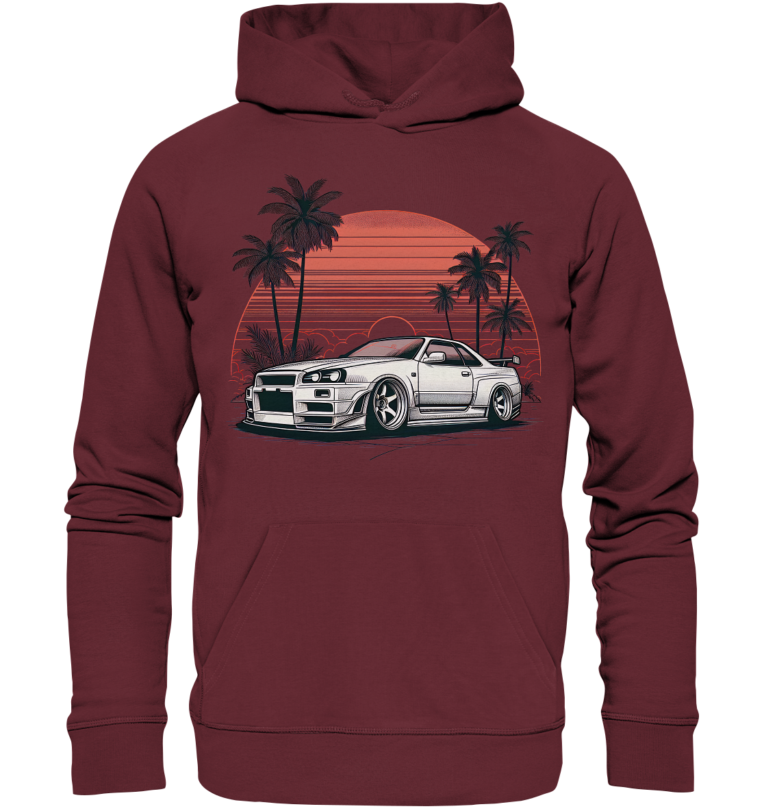 CODHD_NGKSGTRR34PALMSUNSET - Organic Hoodie