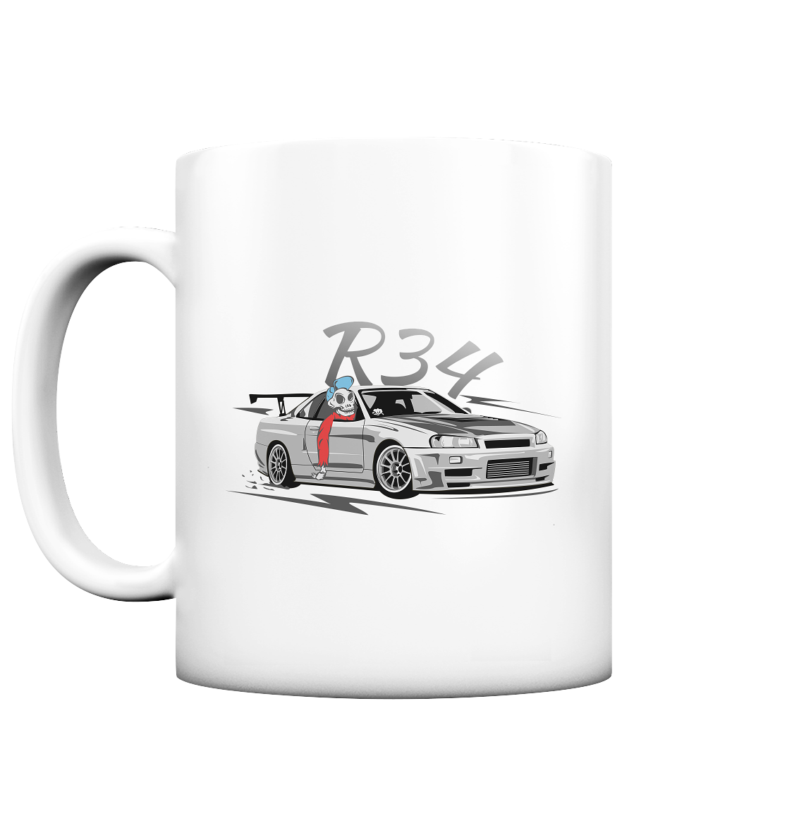 NGKGTRR34SKULL - Tasse (matt)