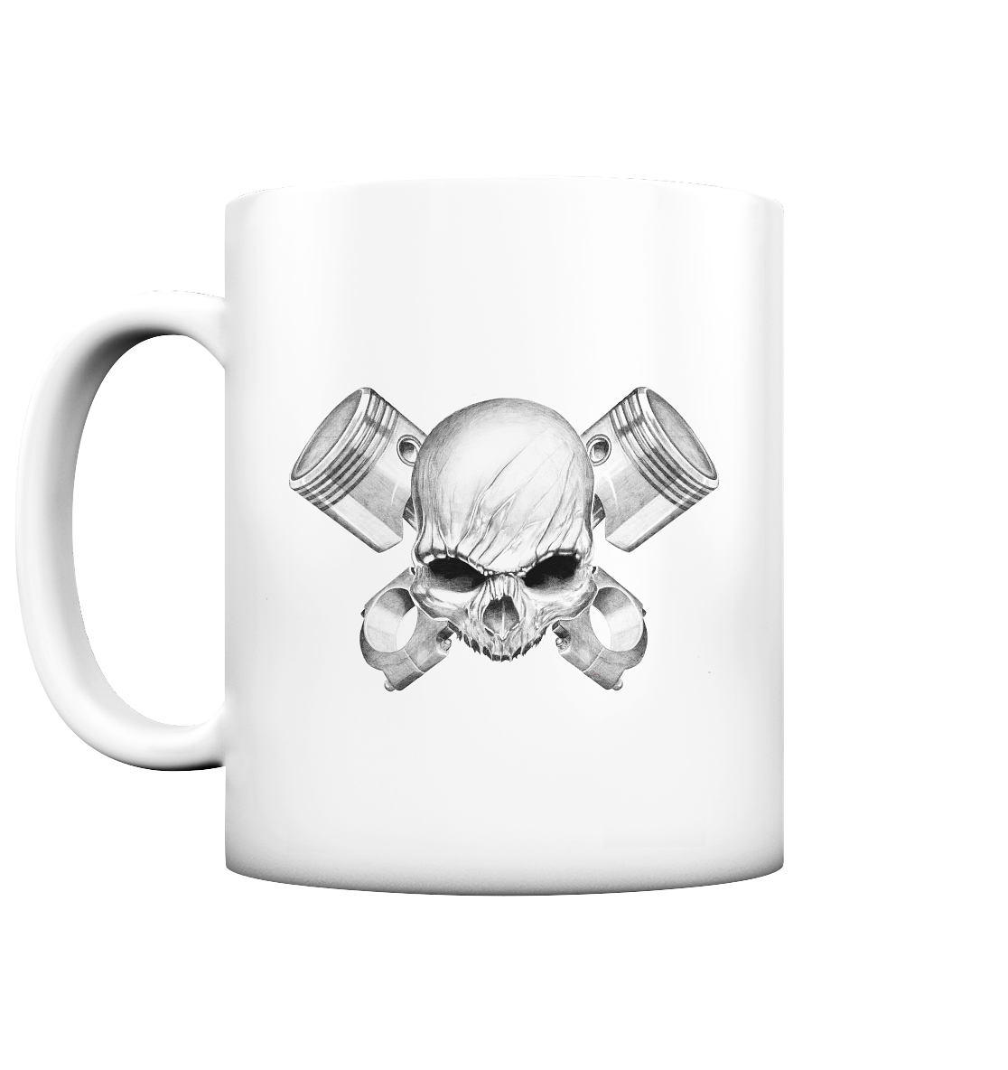 Allg_SkullKolben - Tasse (matt)