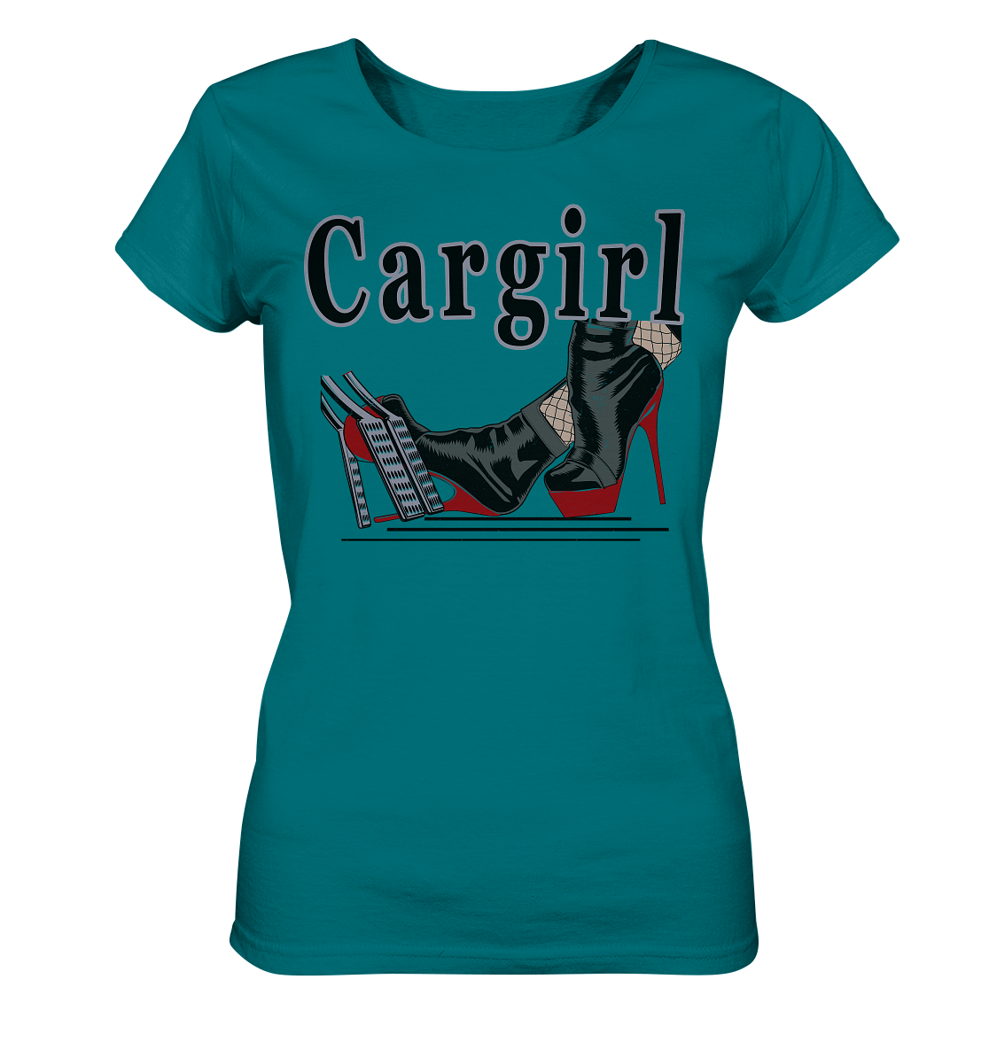 Cargirl_Highheel Ladies Organic Shirt