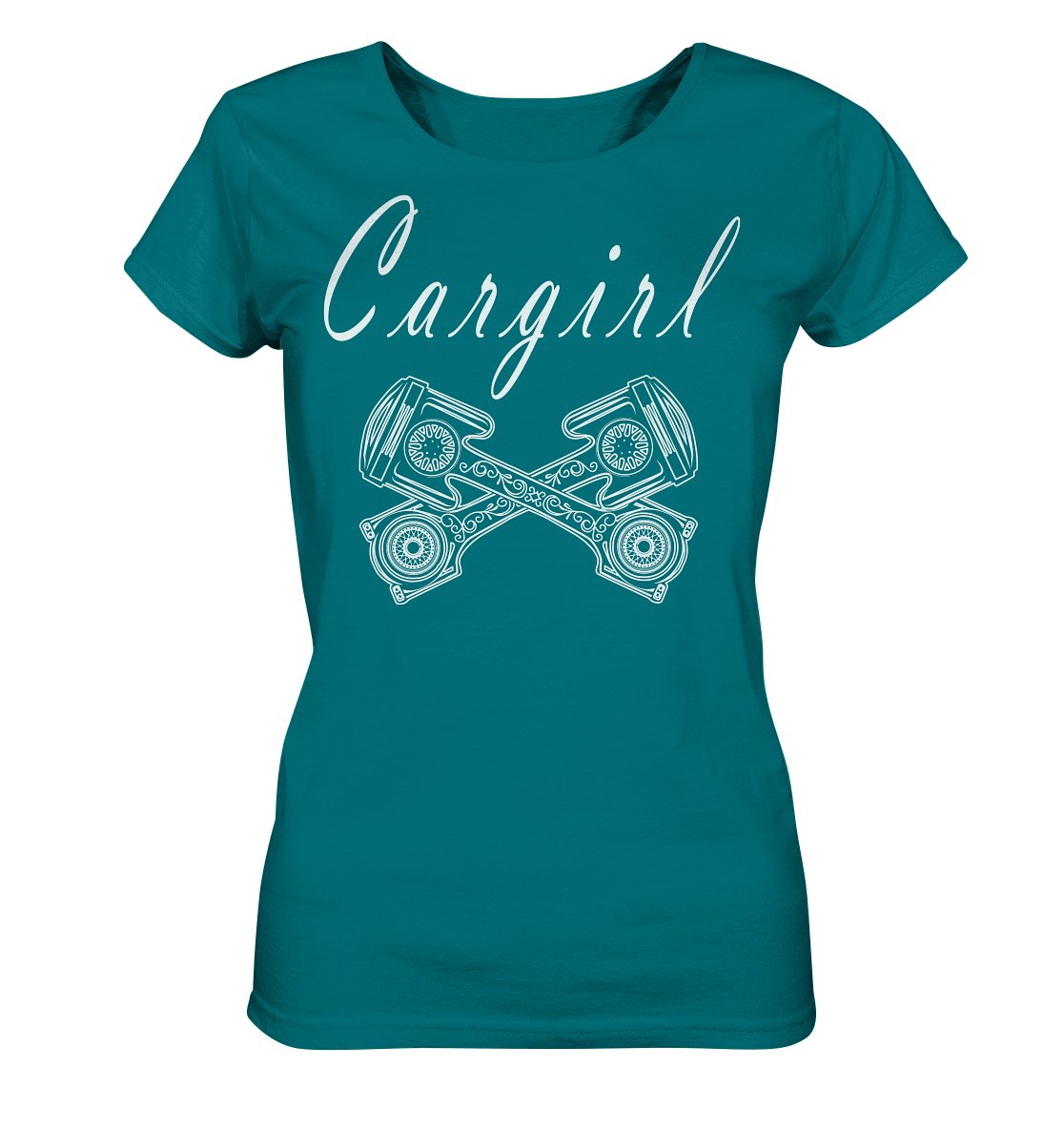 Cargirl_Sugarskull Ladies Organic Shirt