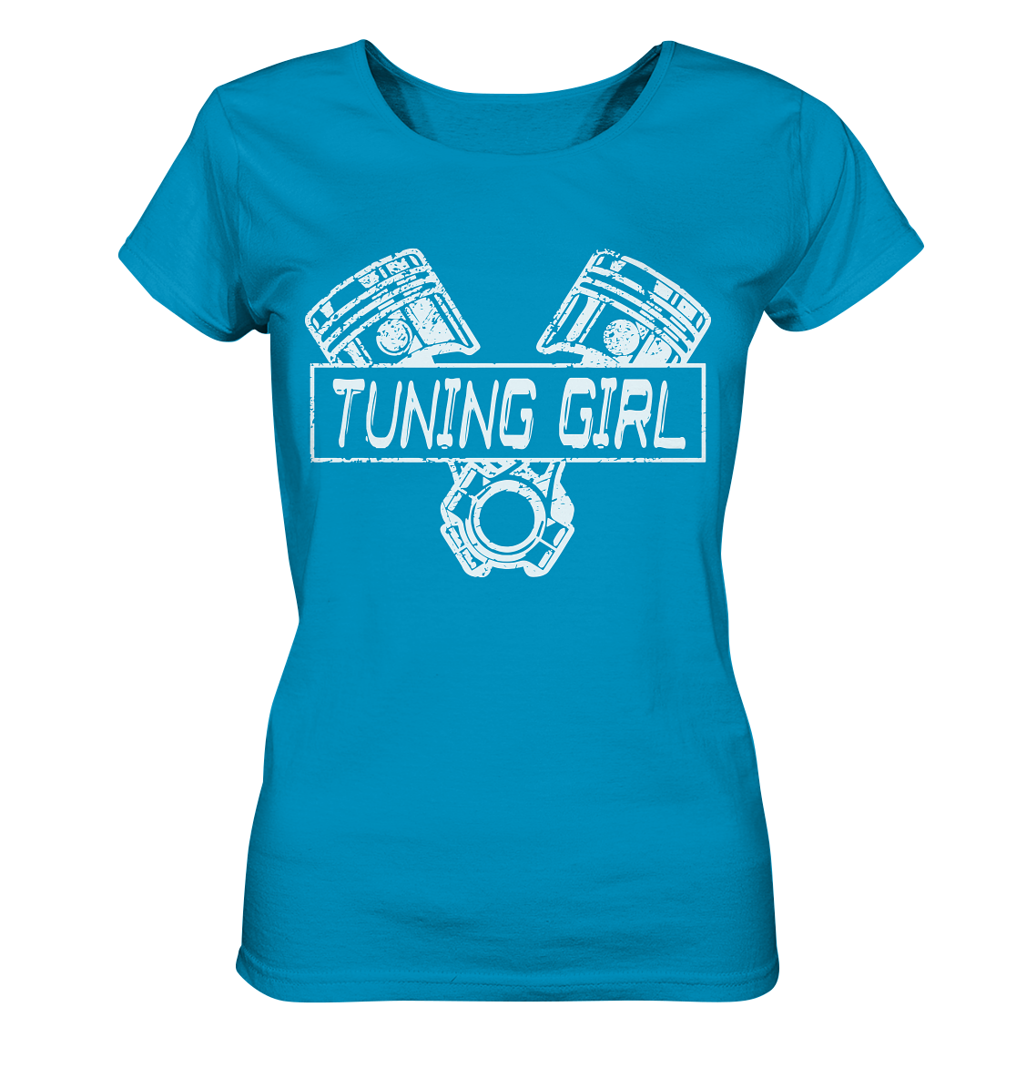 codgirl_crossedpistons - Ladies Organic Shirt