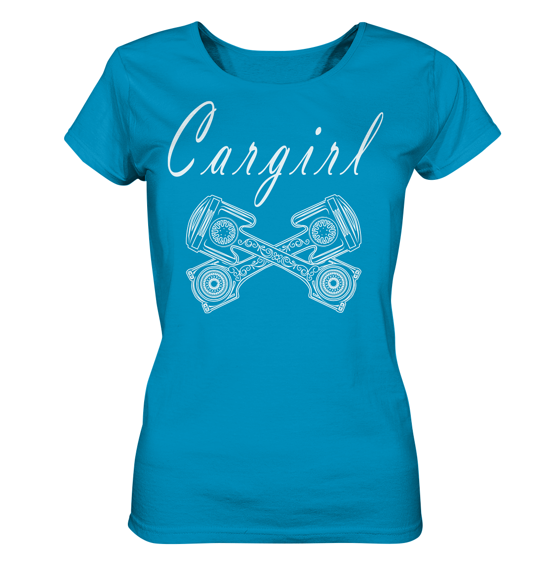 Cargirl_Sugarskull Ladies Organic Shirt