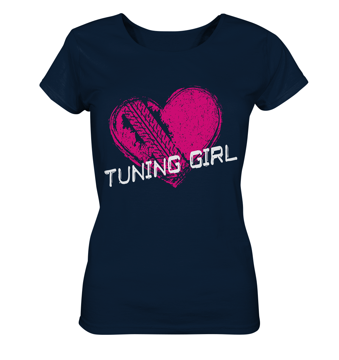 codgirl_heart - Ladies Organic Shirt