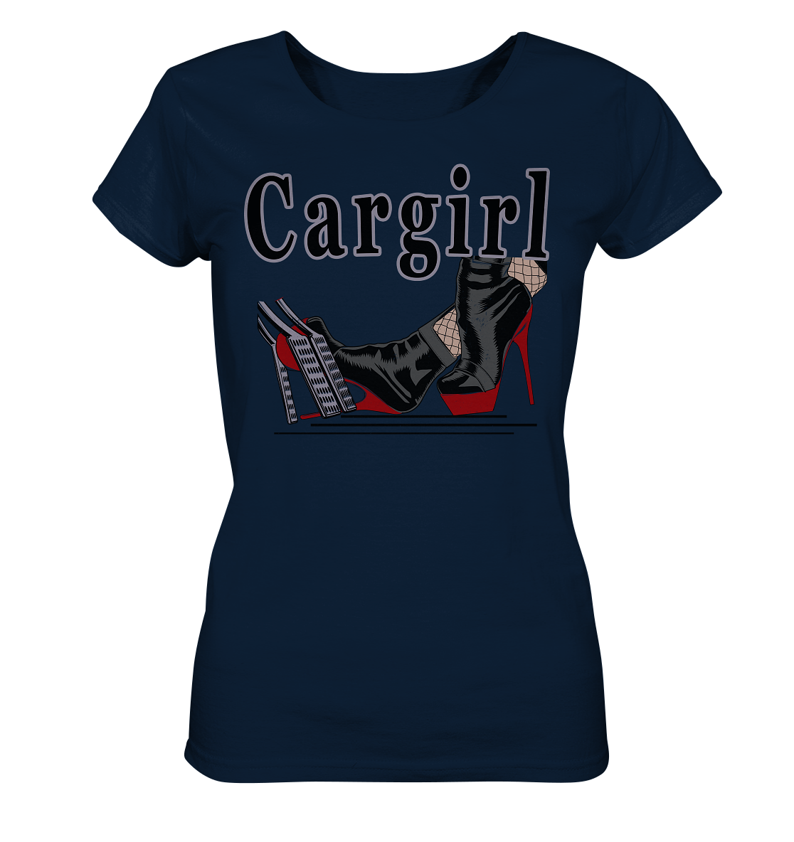 Cargirl_Highheel Ladies Organic Shirt
