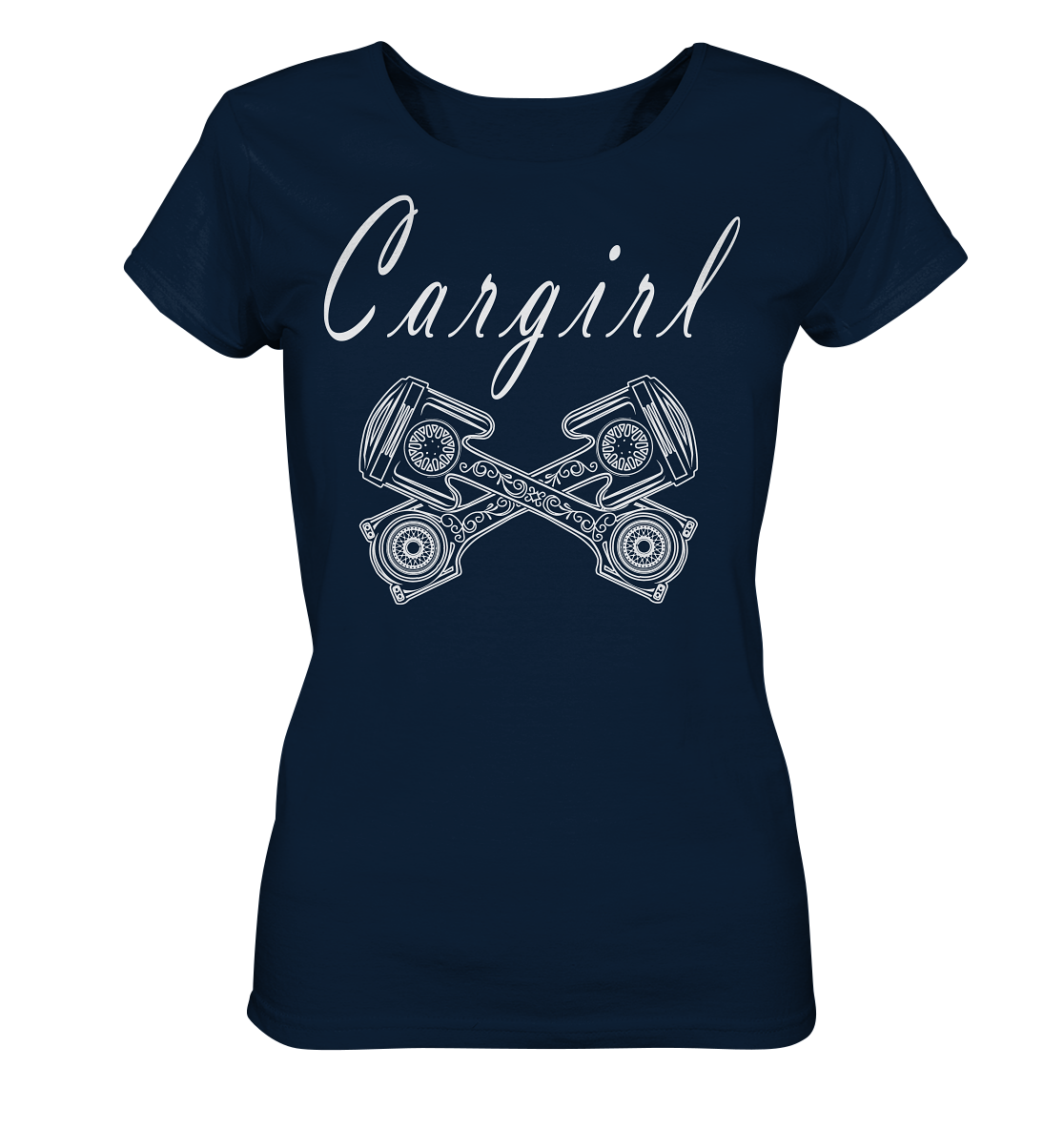 Cargirl_Sugarskull Ladies Organic Shirt