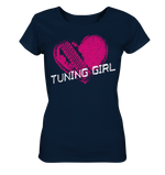 Lade das Bild in den Galerie-Viewer, Girl_Tuning Girl Heart Ladies Organic Shirt
