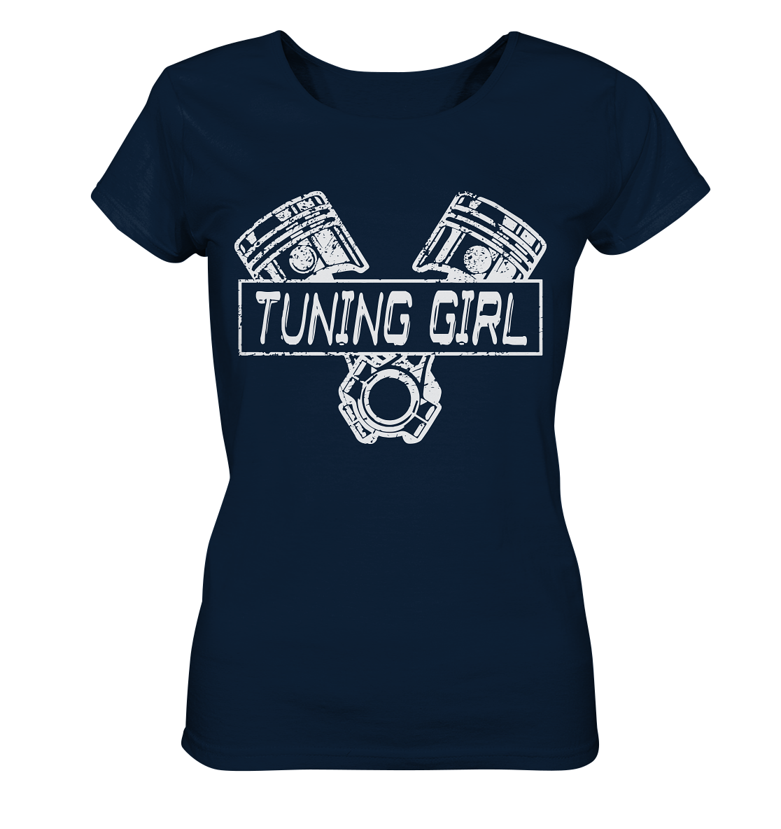 codgirl_crossedpistons - Ladies Organic Shirt