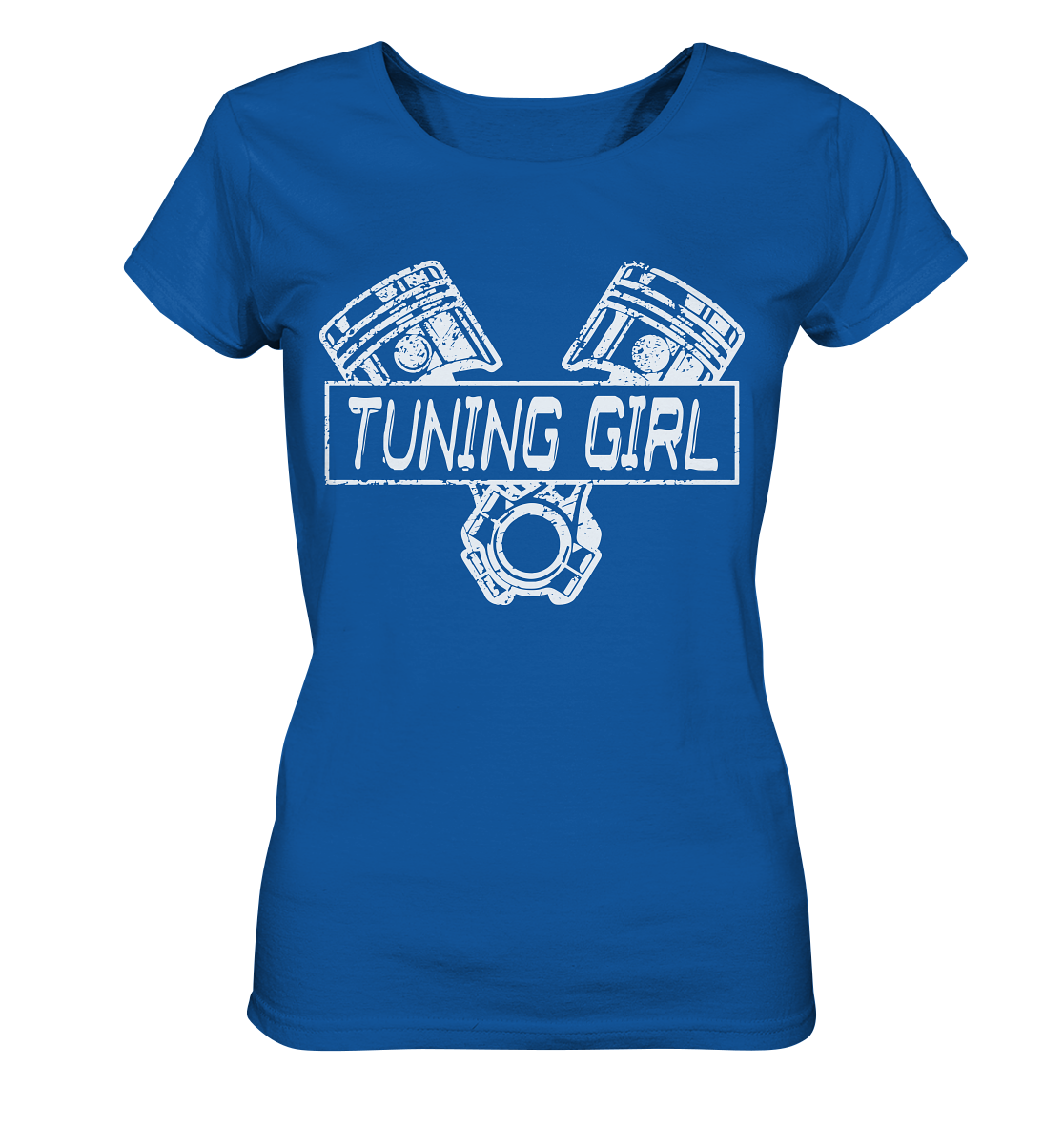 codgirl_crossedpistons - Ladies Organic Shirt