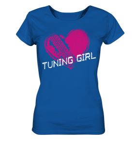 Girl_Tuning Girl Heart Ladies Organic Shirt