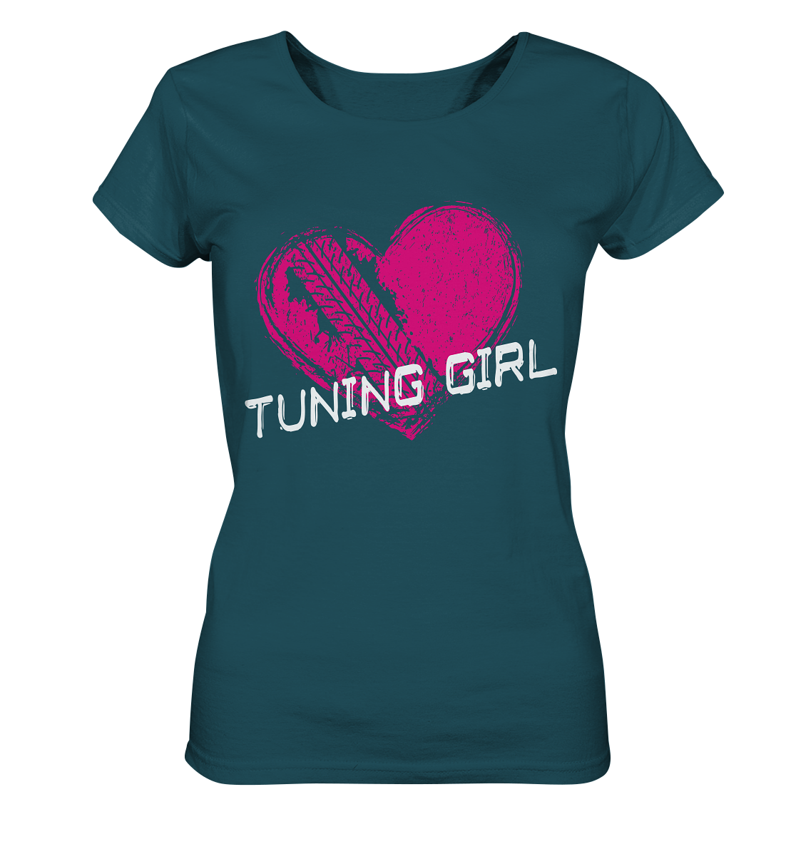 codgirl_heart - Ladies Organic Shirt