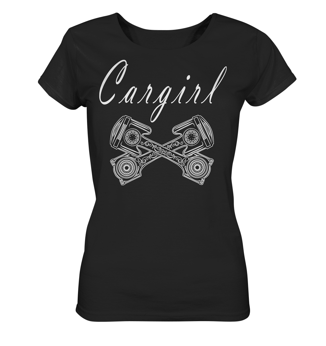 Cargirl_Sugarskull Ladies Organic Shirt