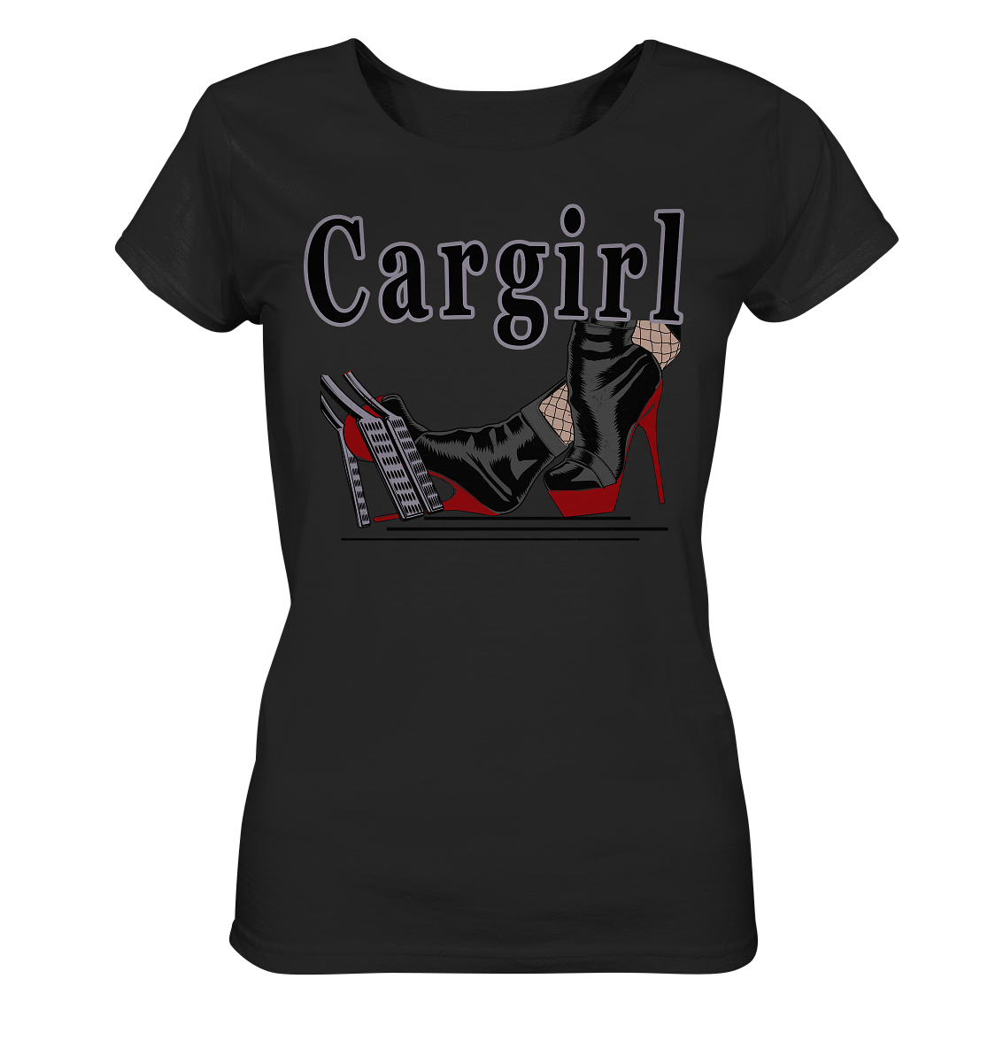 Cargirl_Highheel Ladies Organic Shirt