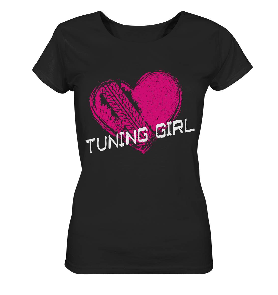 codgirl_heart - Ladies Organic Shirt