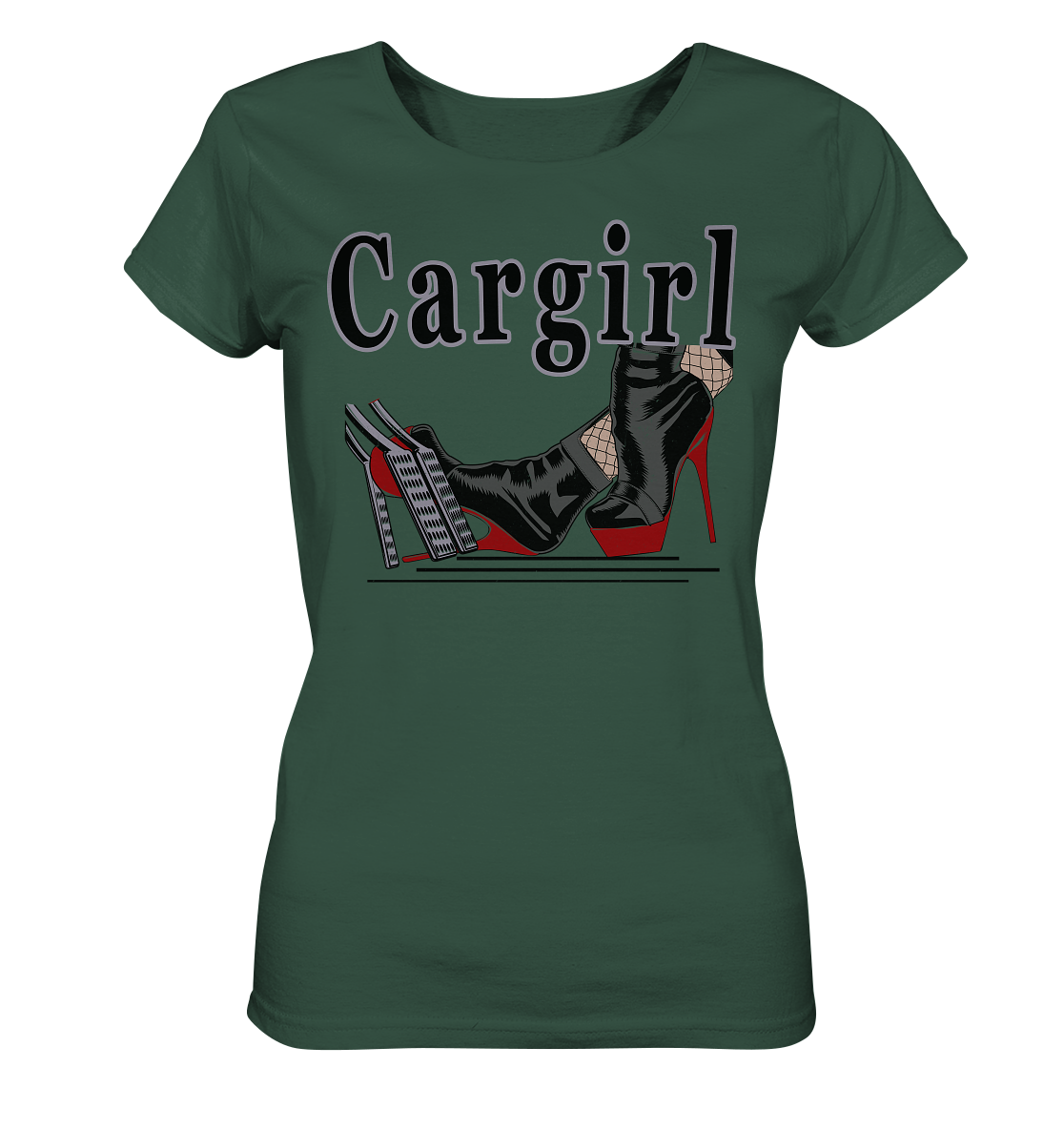 Cargirl_Highheel Ladies Organic Shirt