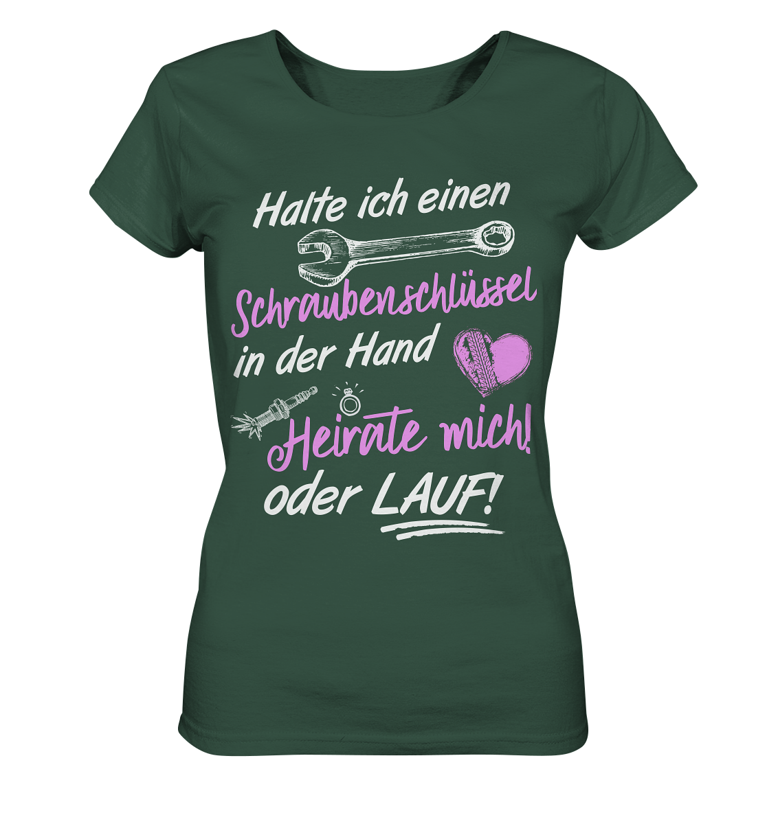 Girl_Lauf! Ladies Organic Shirt