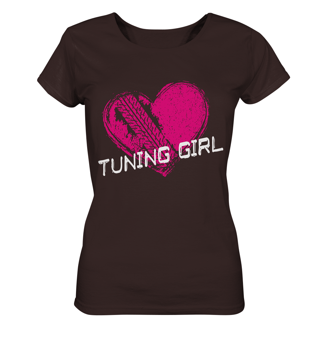 codgirl_heart - Ladies Organic Shirt