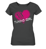 Lade das Bild in den Galerie-Viewer, Girl_Tuning Girl Heart Ladies Organic Shirt

