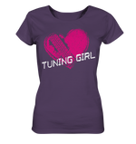 Lade das Bild in den Galerie-Viewer, Girl_Tuning Girl Heart Ladies Organic Shirt
