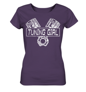 Girl_Tuning Girl Pistons Ladies Organic Shirt