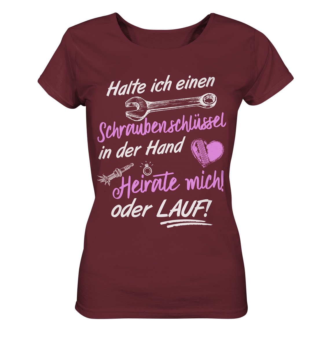 Girl_Lauf! Ladies Organic Shirt