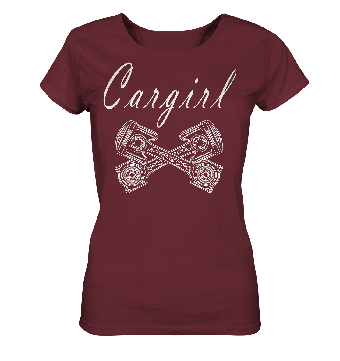 Cargirl_Sugarskull Ladies Organic Shirt