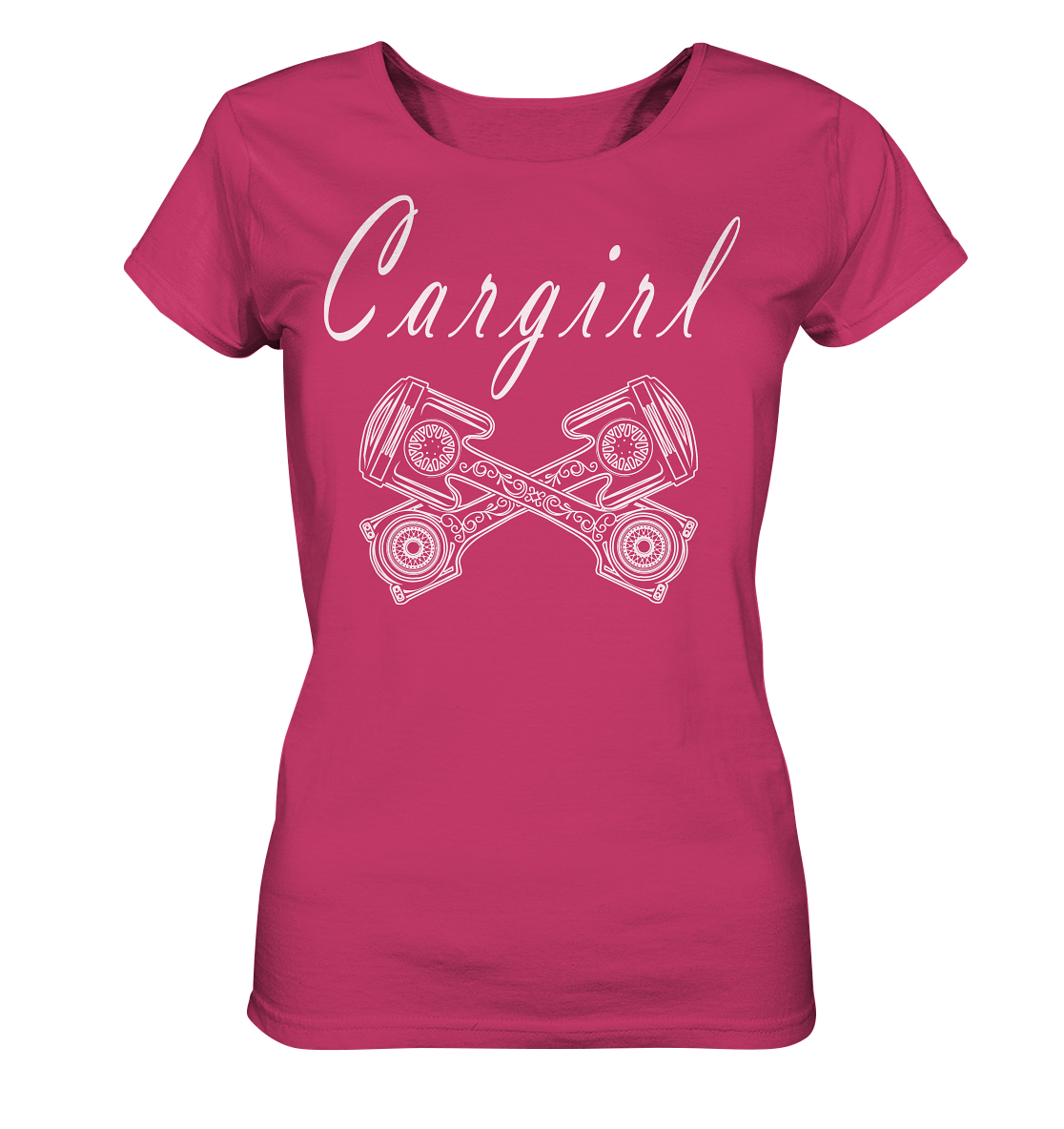 Cargirl_Sugarskull Ladies Organic Shirt