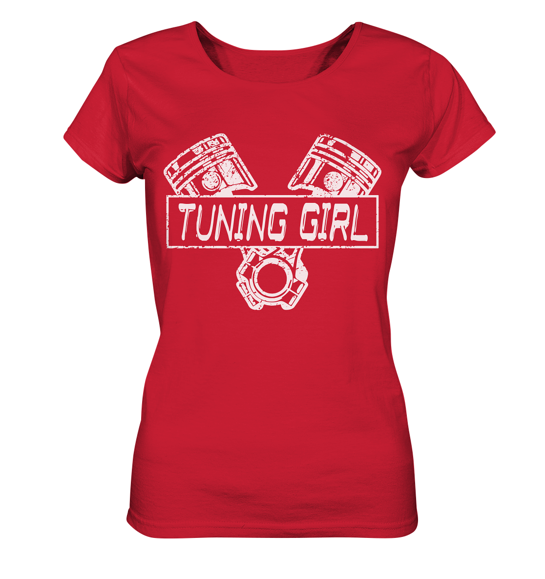 codgirl_crossedpistons - Ladies Organic Shirt