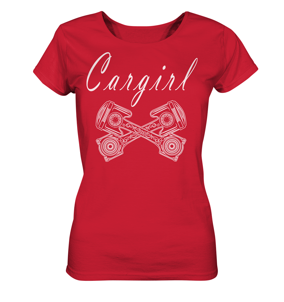 Cargirl_Sugarskull Ladies Organic Shirt