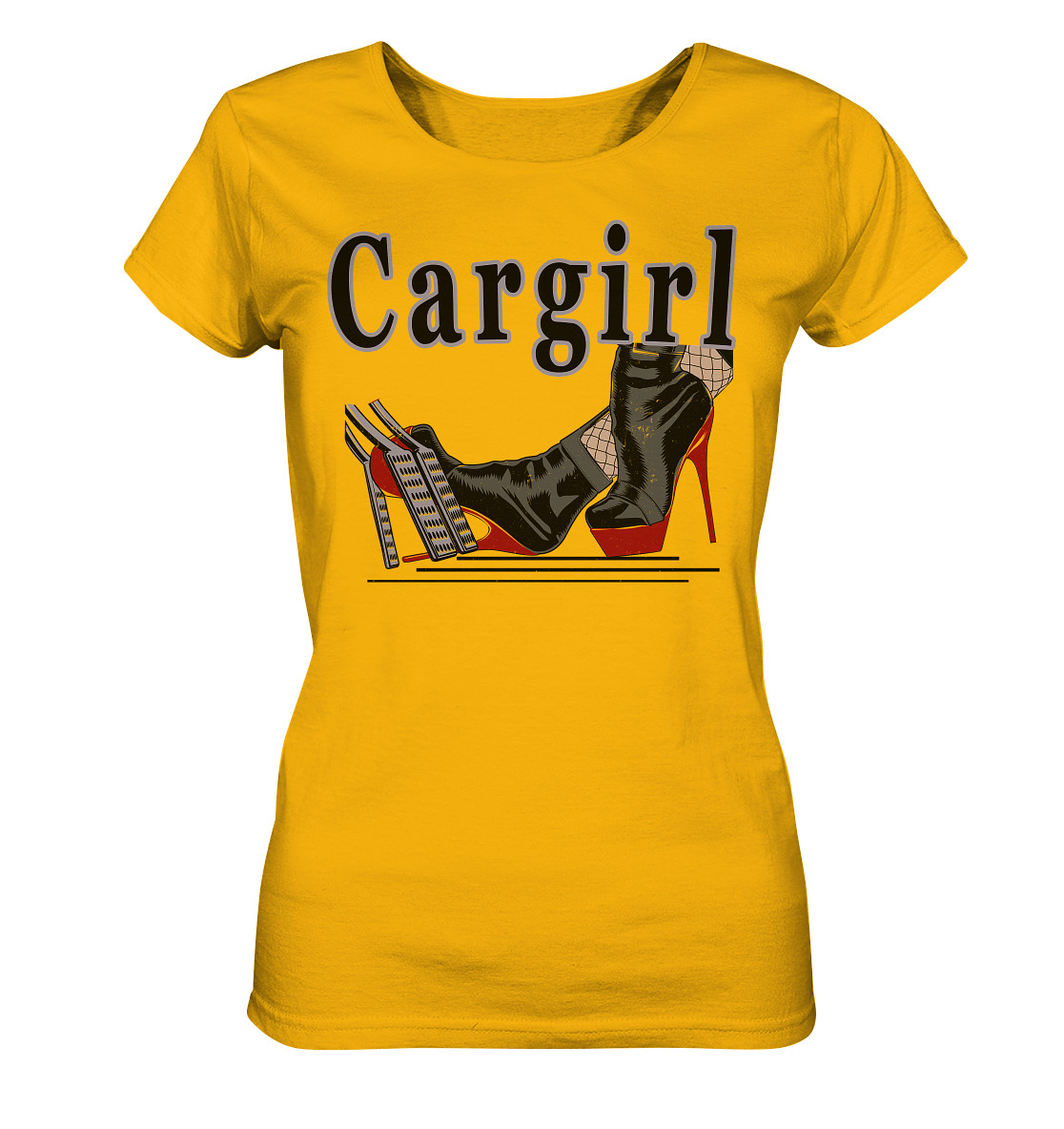 Cargirl_Highheel Ladies Organic Shirt
