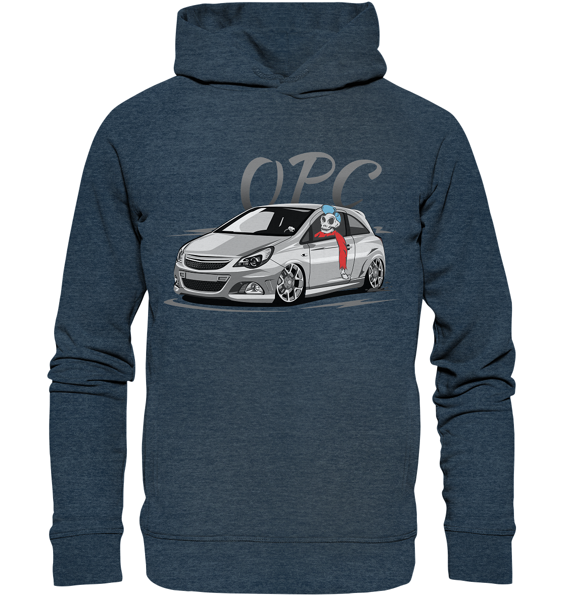 CODHD_OGKCDOPCSKULL - Organic Fashion Hoodie