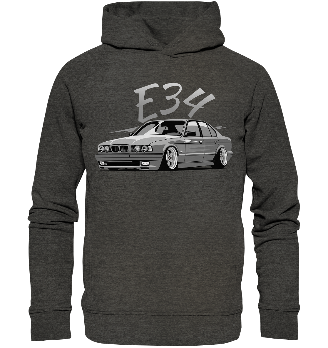 CODHD_BGKE34OSKULL - Organic Fashion Hoodie