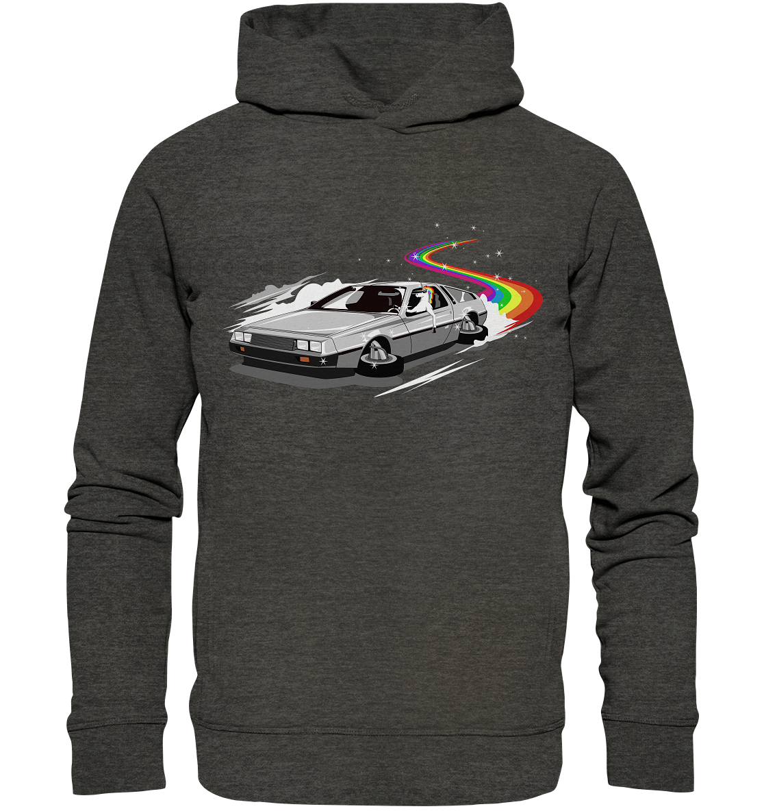 CODHD_DELOREAN - Organic Fashion Hoodie