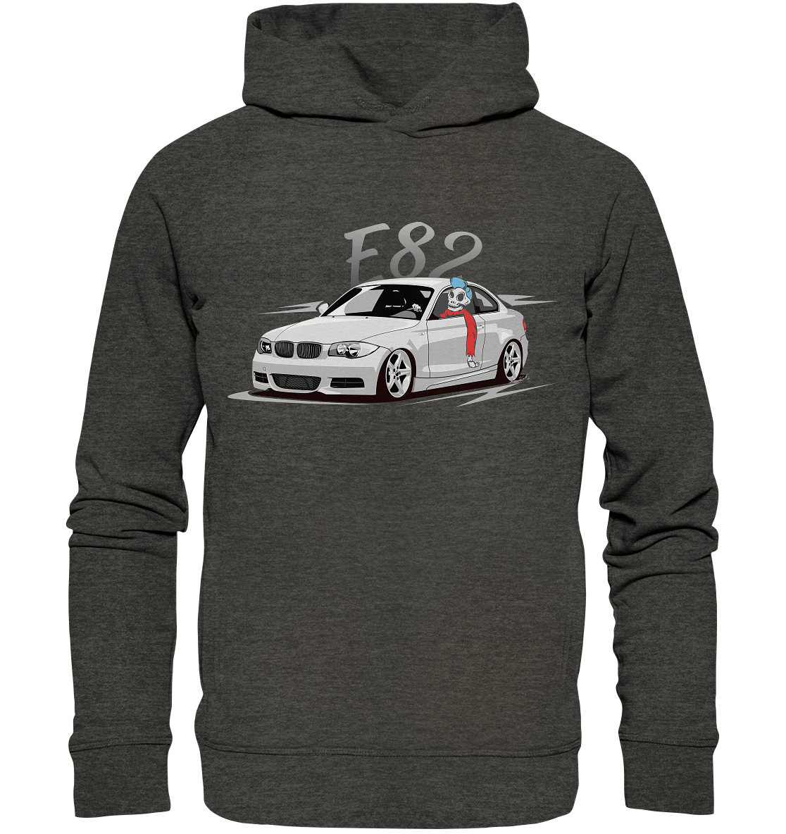 CODHD_BGKE82SKULL - Organic Fashion Hoodie