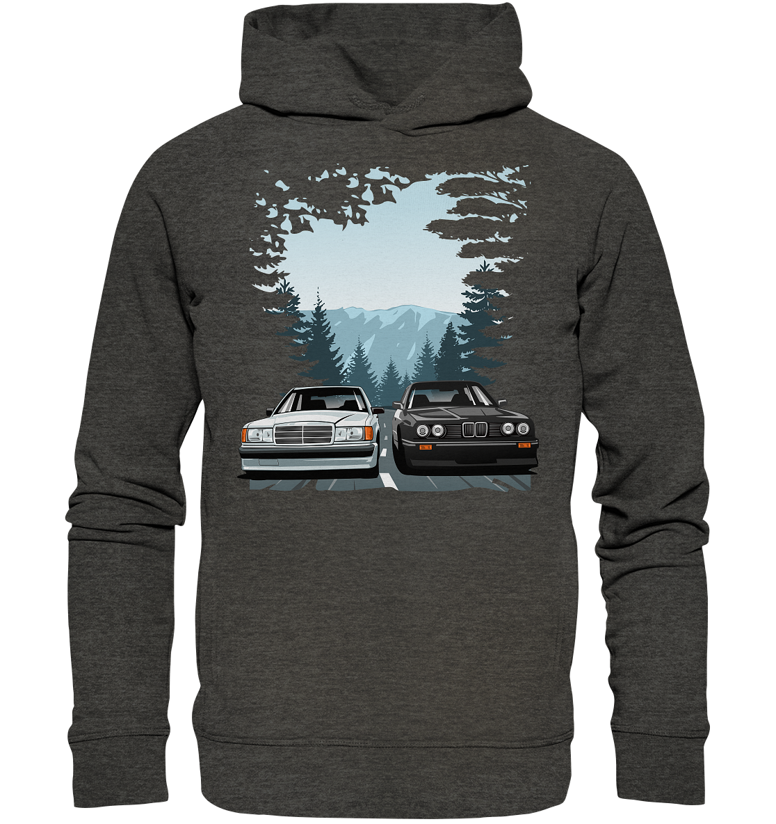 CODHD_E30W201HillClimb - Organic Fashion Hoodie