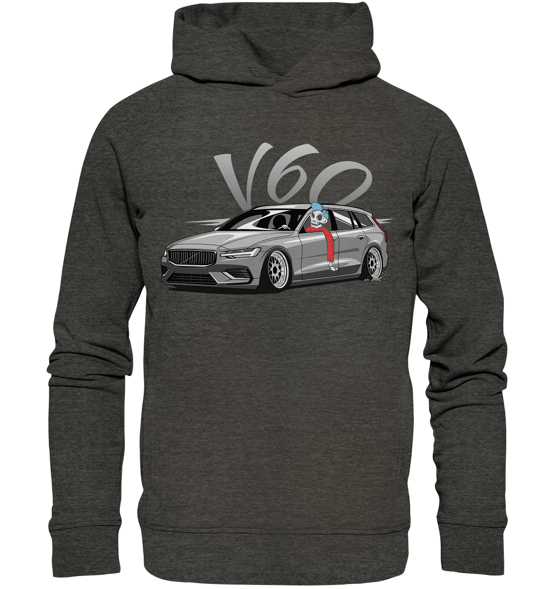 CODHD_VGKV60SKULL - Organic Fashion Hoodie