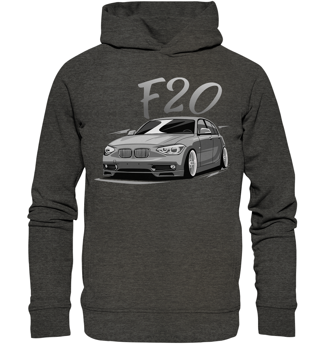 CODHD_BGKF20OSKULL - Organic Fashion Hoodie