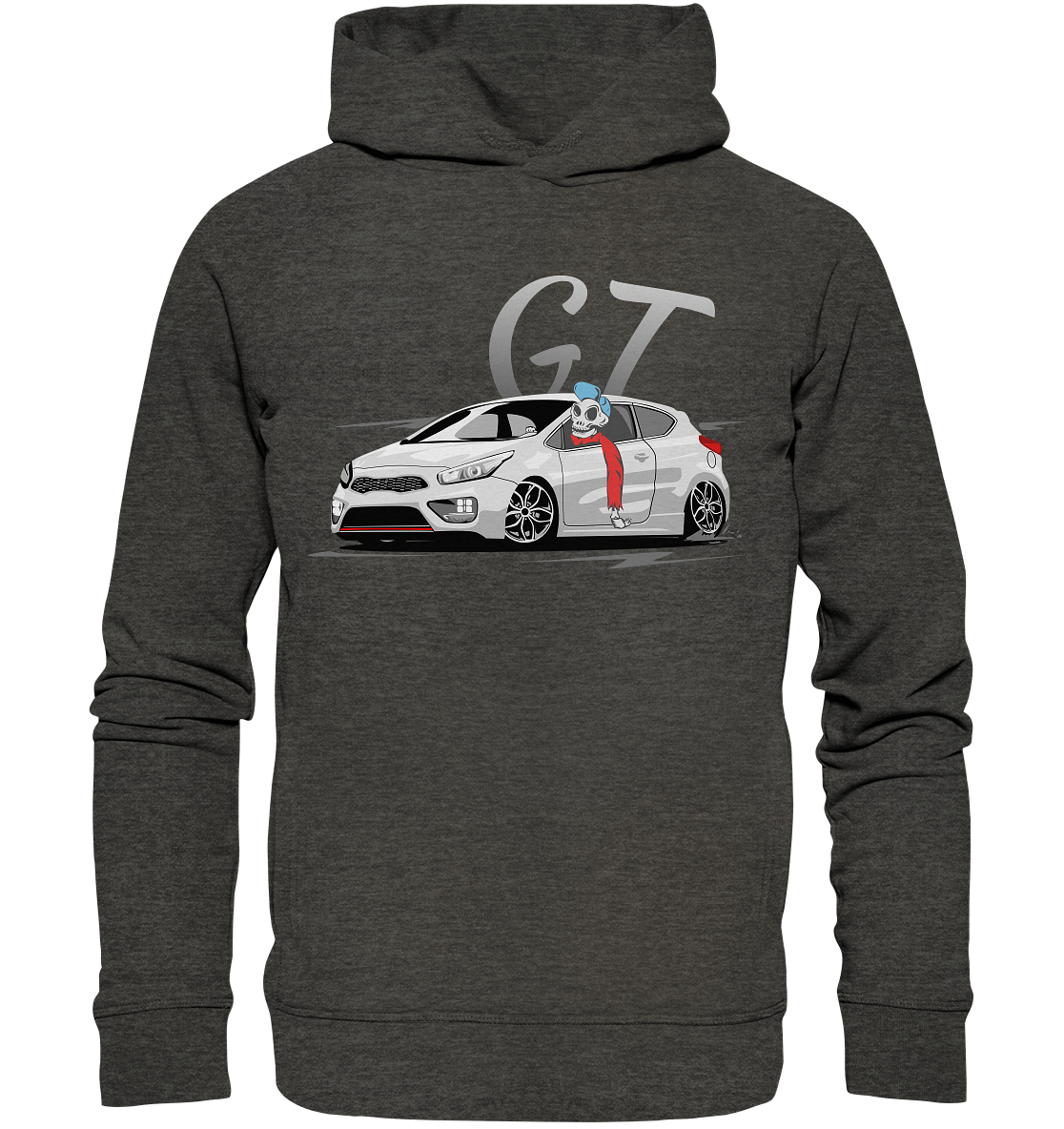 CODHD_KGKCSKULL - Organic Fashion Hoodie