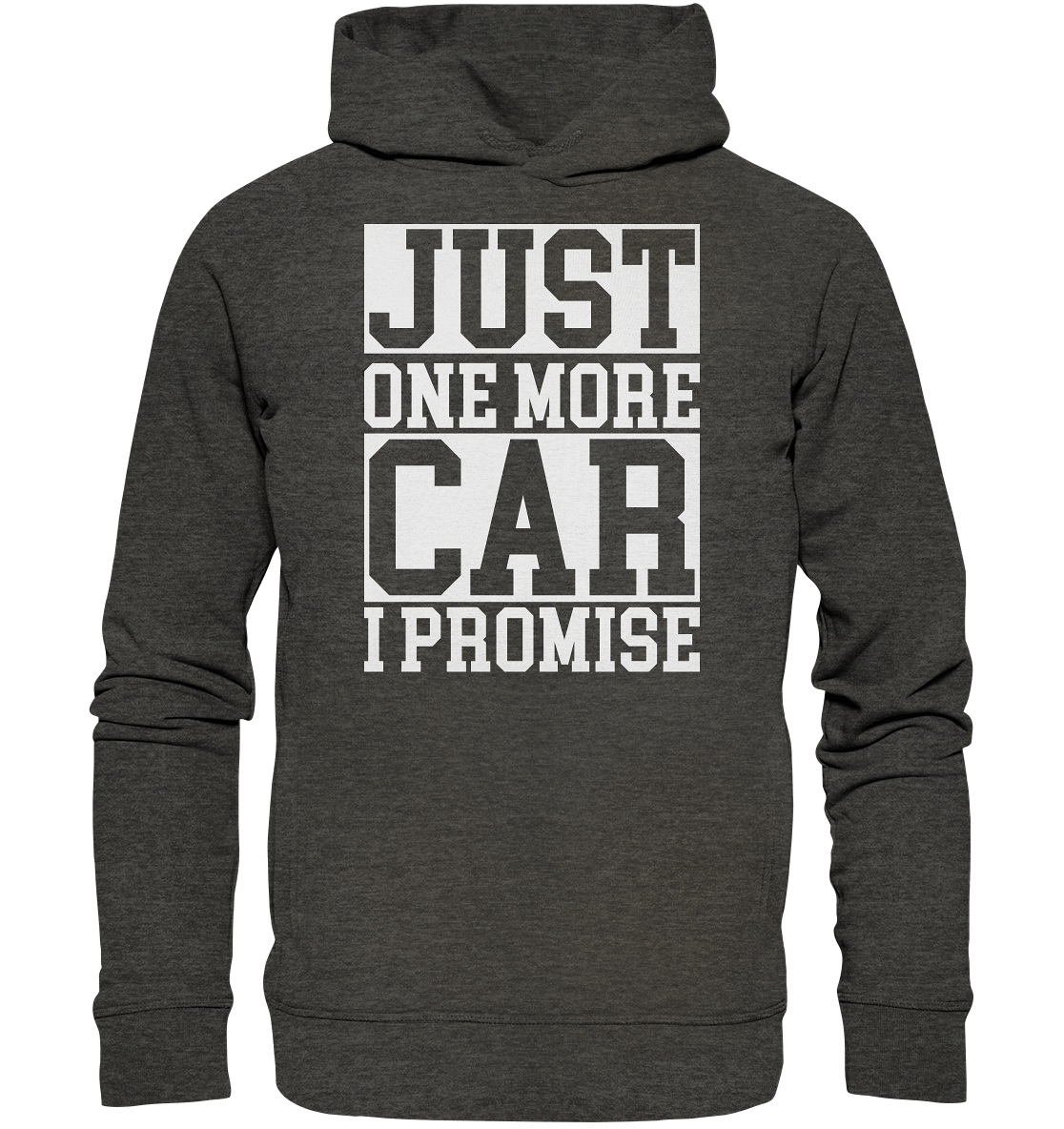 CODHD_JUSTONEMORECAR - Organic Fashion Hoodie