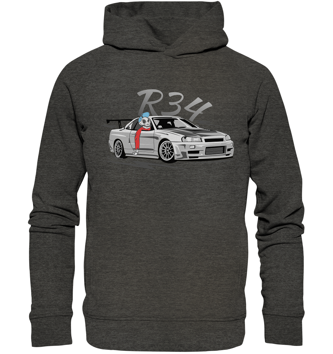 CODHD_NGKSGTR34SKULL - Organic Fashion Hoodie