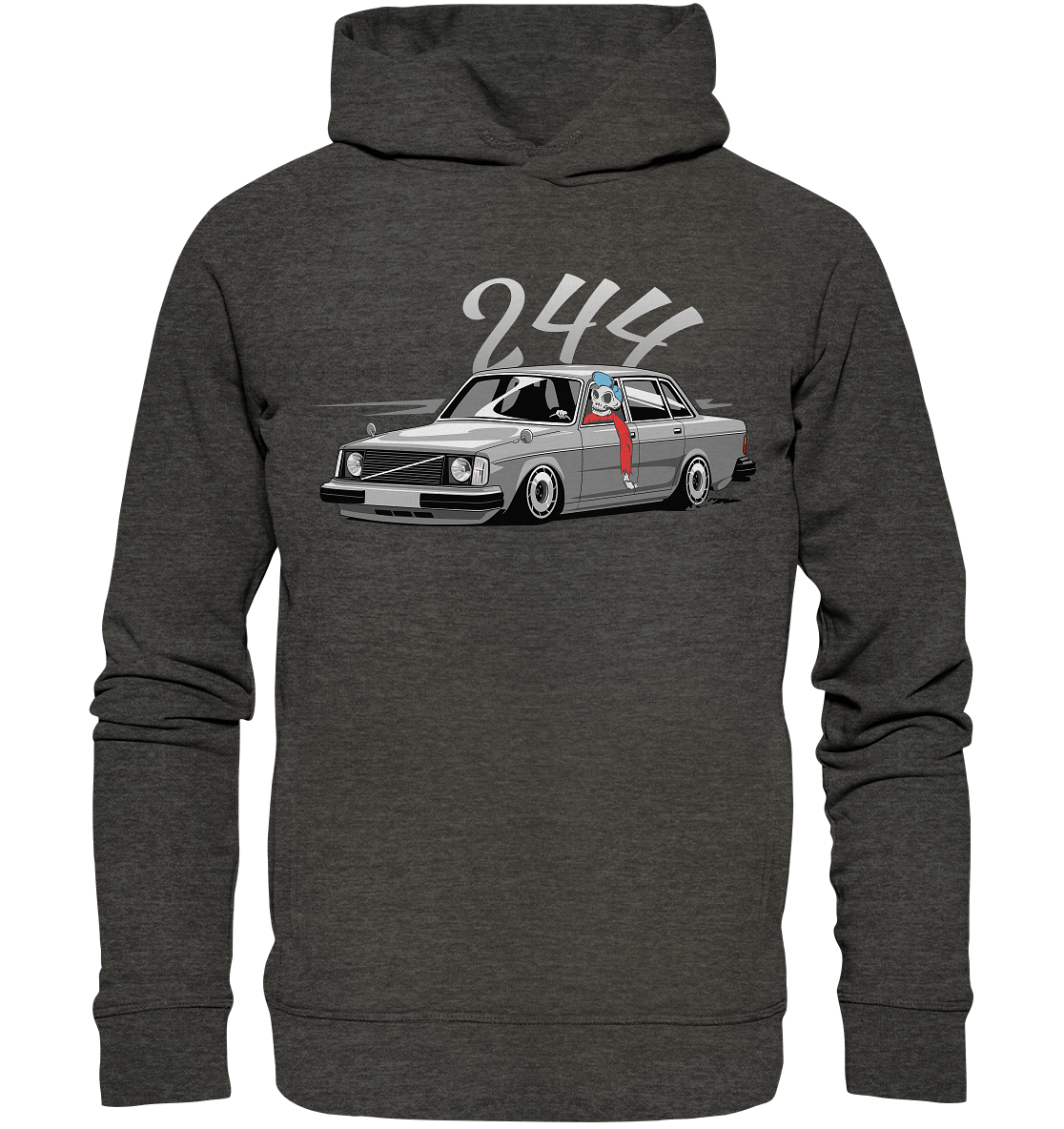 CODHD_VGK244SKULL - Organic Fashion Hoodie