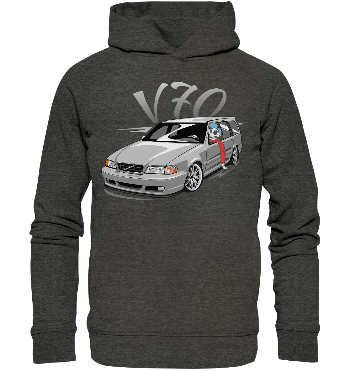 CODHD_VGKV70SKULL - Organic Fashion Hoodie