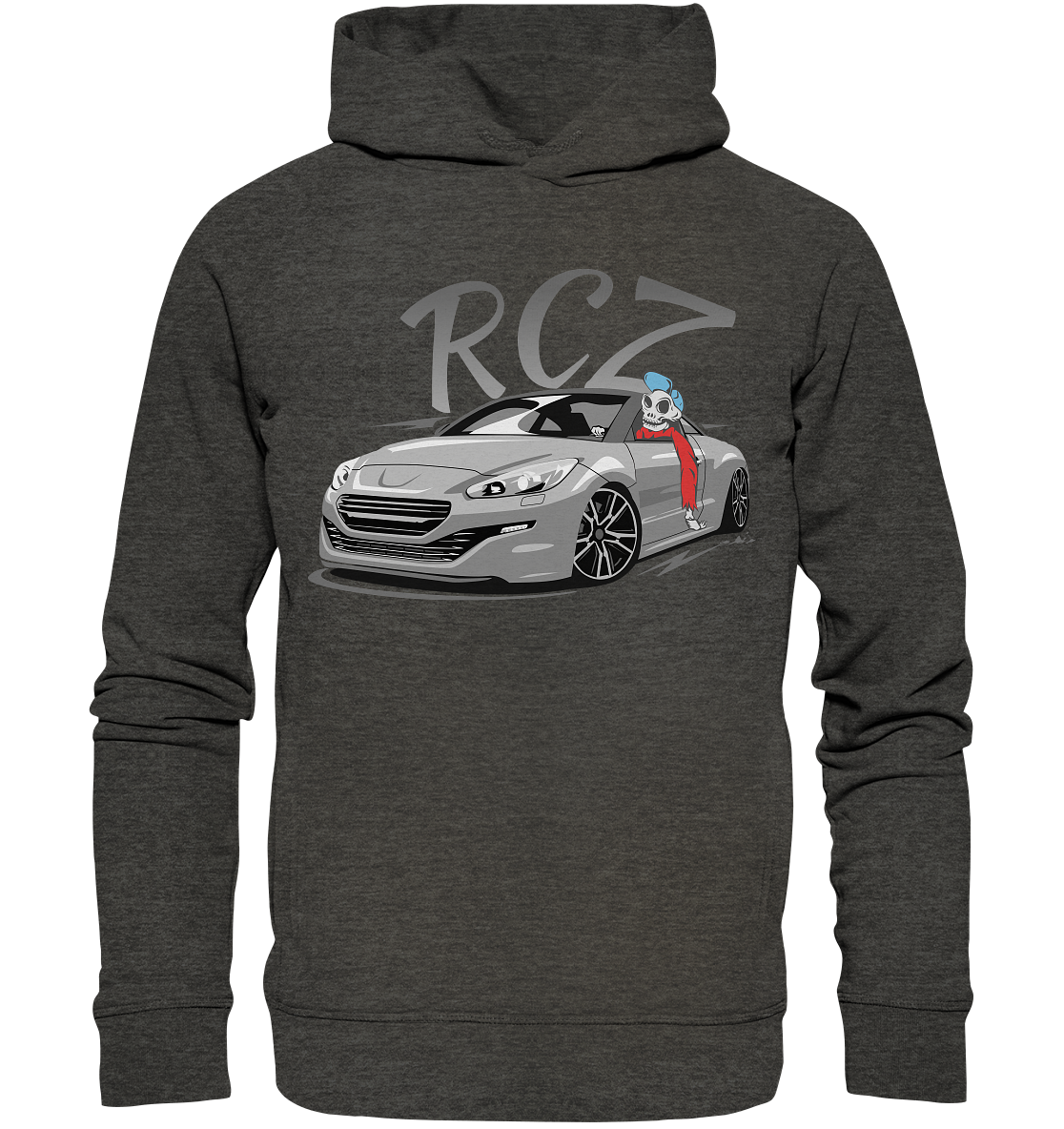 CODHD_PGKRCZSKULL - Organic Fashion Hoodie