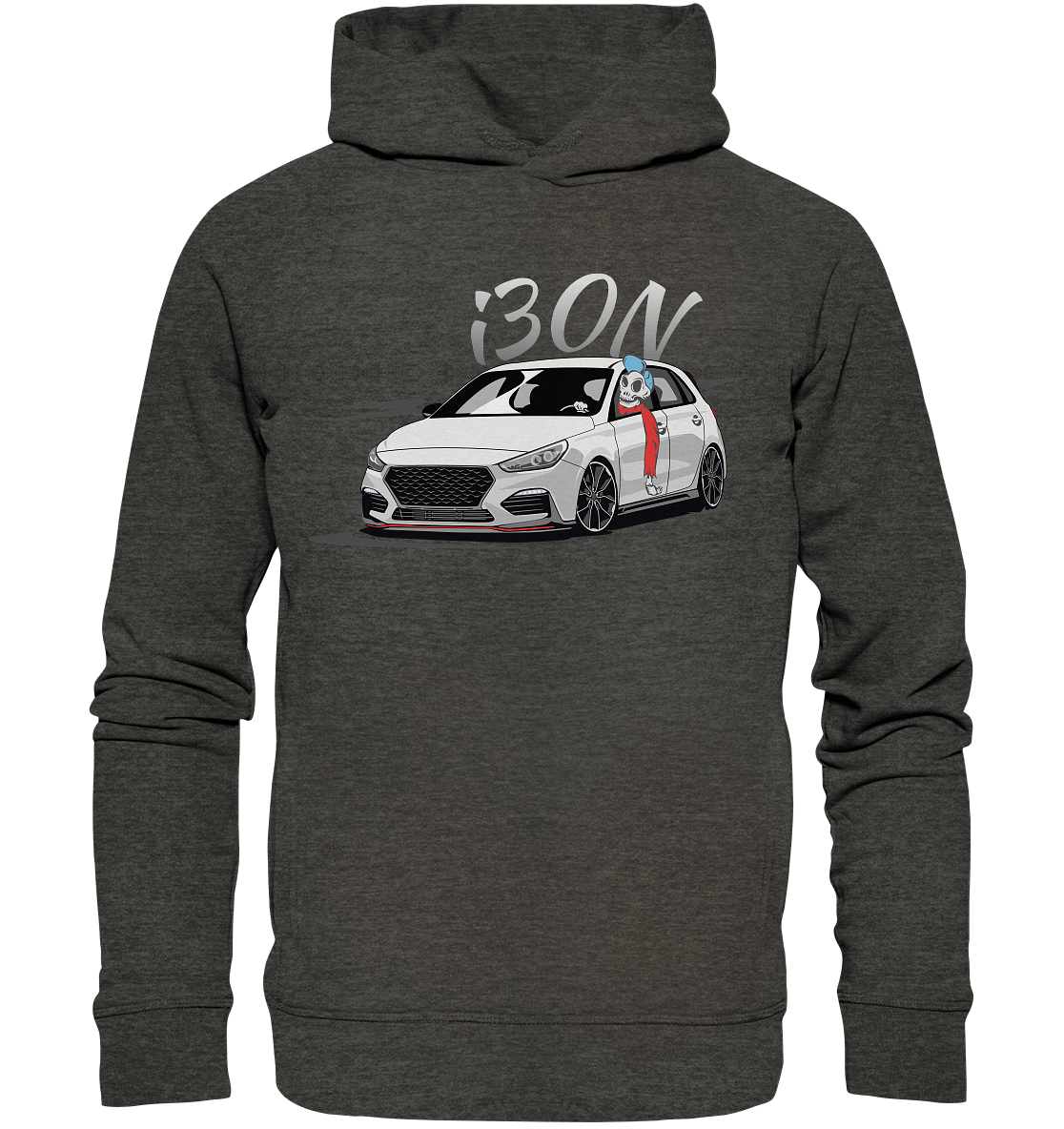 CODHD_HGKI30NSKULL - Organic Fashion Hoodie