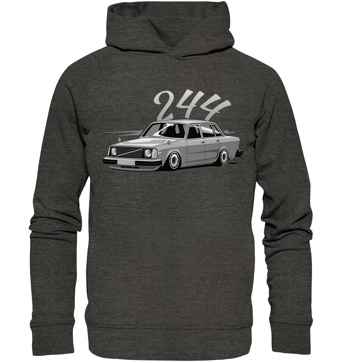 CODHD_VGK244OSKULL - Organic Fashion Hoodie