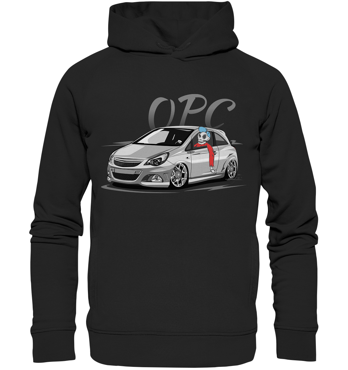 CODHD_OGKCDOPCSKULL - Organic Fashion Hoodie