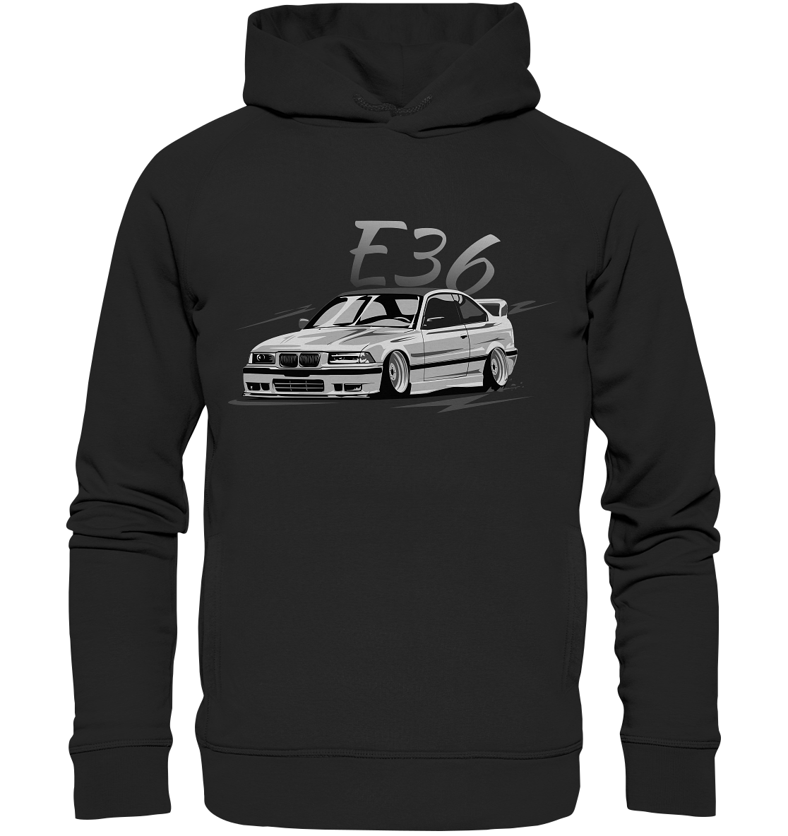 CODHD_BGKE36OSKULL - Organic Fashion Hoodie