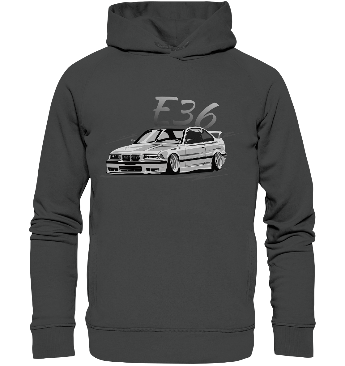 CODHD_BGKE36OSKULL - Organic Fashion Hoodie