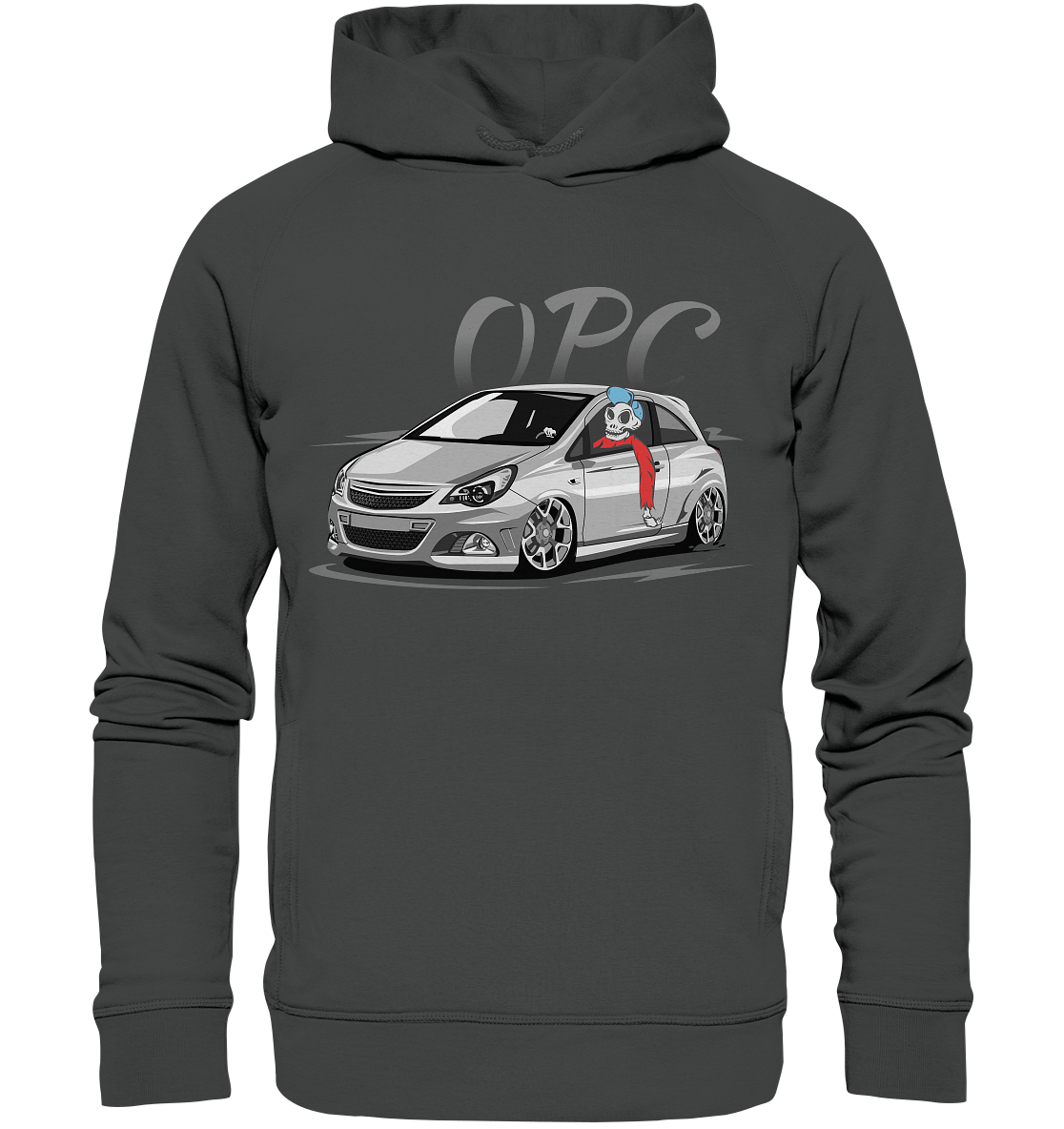 CODHD_OGKCDOPCSKULL - Organic Fashion Hoodie