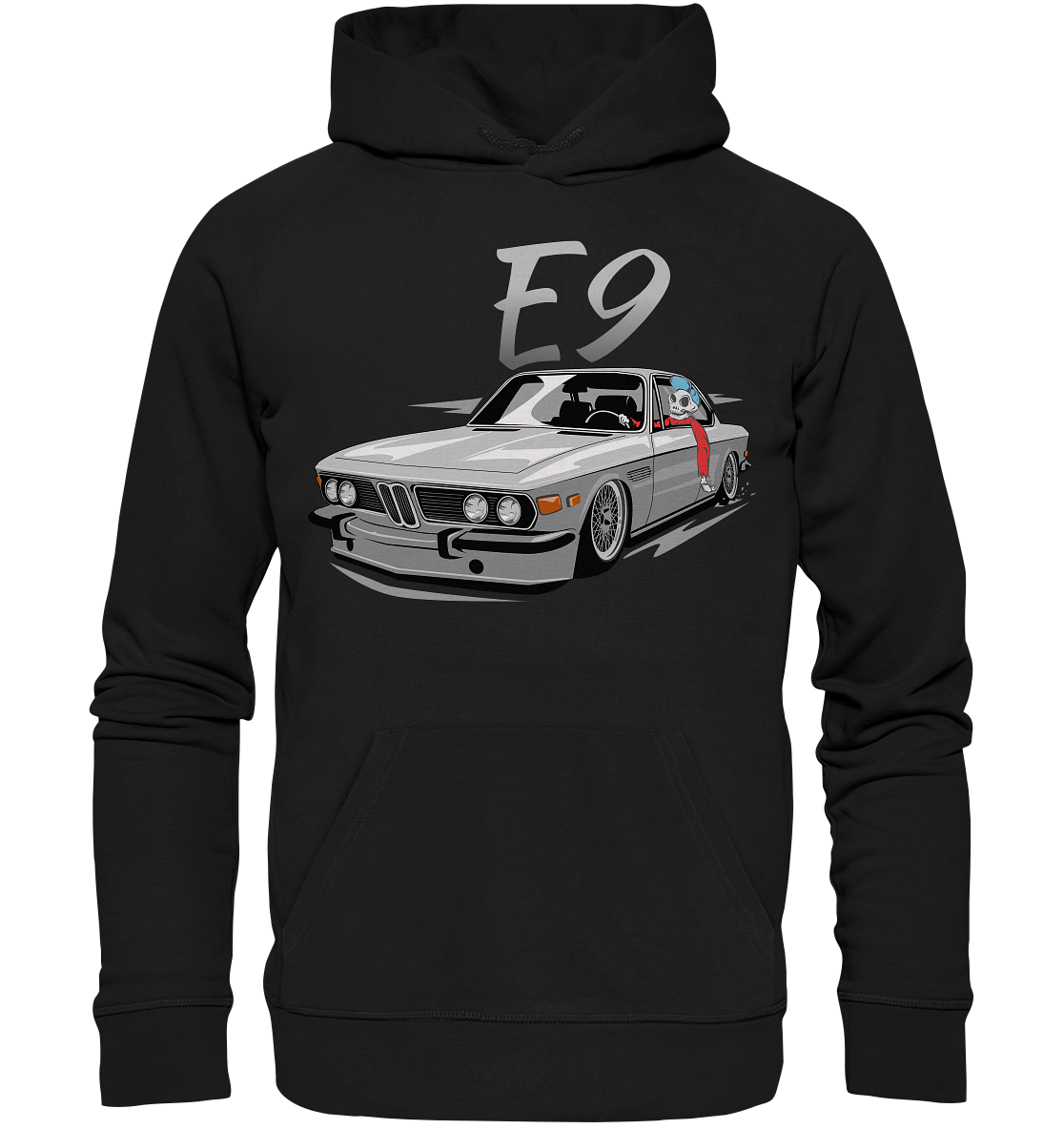 BGKE9SKULLHD - Organic Hoodie